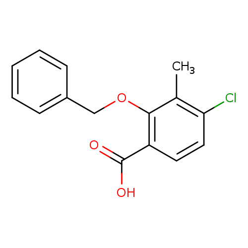 2-(benzyloxy)-4-chloro-3-methylbenzoic acid