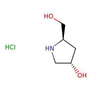2-Pyrrolidinemethanol, 4-hydroxy-, hydrochloride (1:1), (2R,4S)-