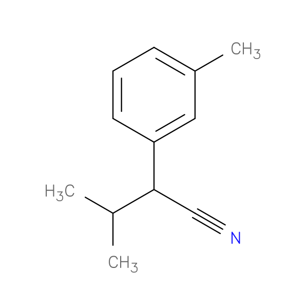 3-methyl-2-(3-methylphenyl)butanenitrile