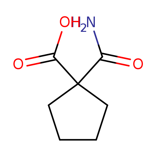 Cyclopentanecarboxylic acid, 1-(aminocarbonyl)-