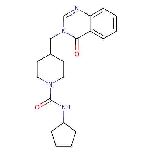 N-cyclopentyl-4-[(4-oxo-3,4-dihydroquinazolin-3-yl)methyl]piperidine-1-carboxamide