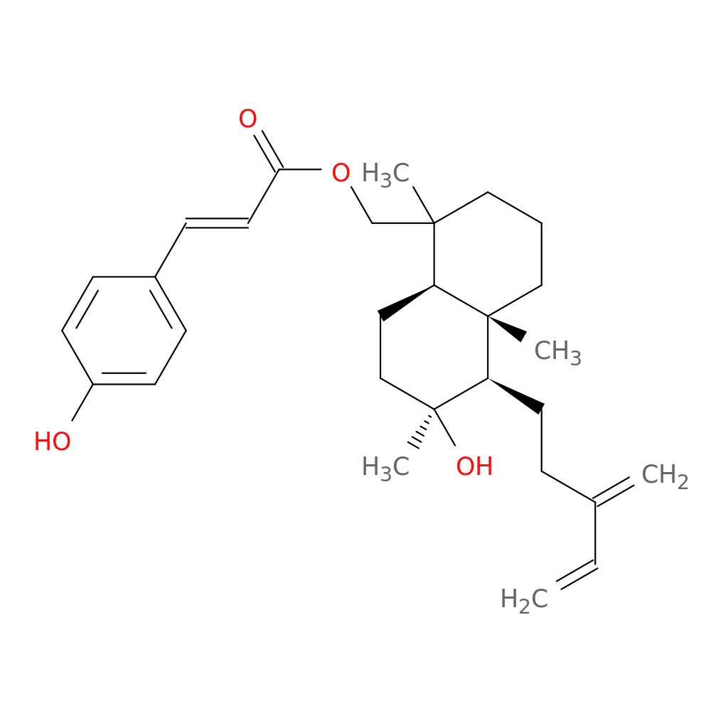 8alpha-Hydroxylabda-13(16),14-dien-19-yl p-hydroxycinnamate