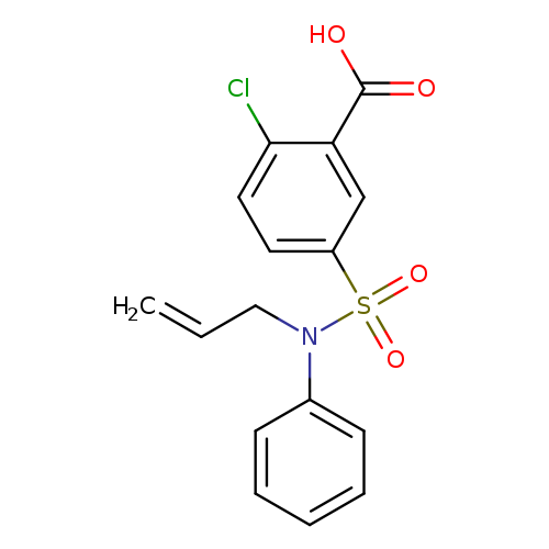 2-chloro-5-[phenyl(prop-2-en-1-yl)sulfamoyl]benzoic acid