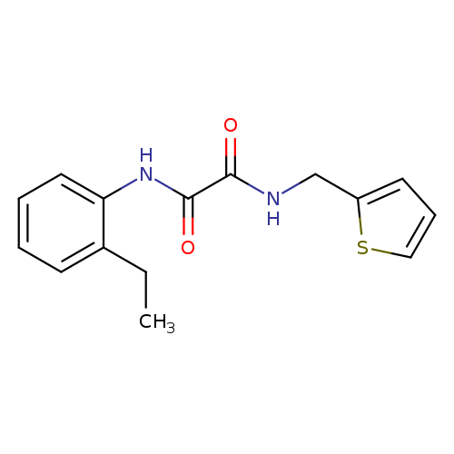 N'-(2-ethylphenyl)-N-[(thiophen-2-yl)methyl]ethanediamide