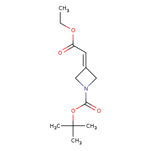 1-Azetidinecarboxylic acid, 3-(2-ethoxy-2-oxoethylidene)-, 1,1-dimethylethyl ester