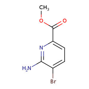 2-Pyridinecarboxylic acid, 6-amino-5-bromo-, methyl ester