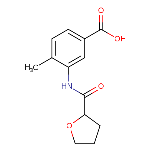 4-Methyl-3-(tetrahydrofuran-2-carboxamido)benzoic acid