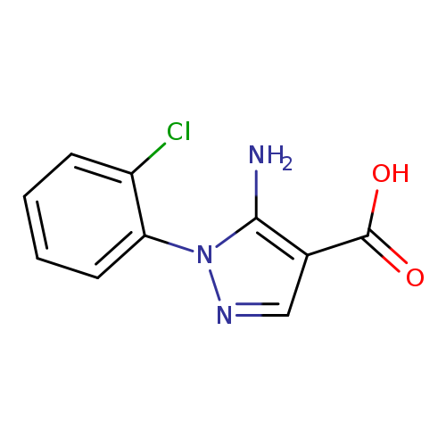 5-amino-1-(2-chlorophenyl)-1H-pyrazole-4-carboxylic acid