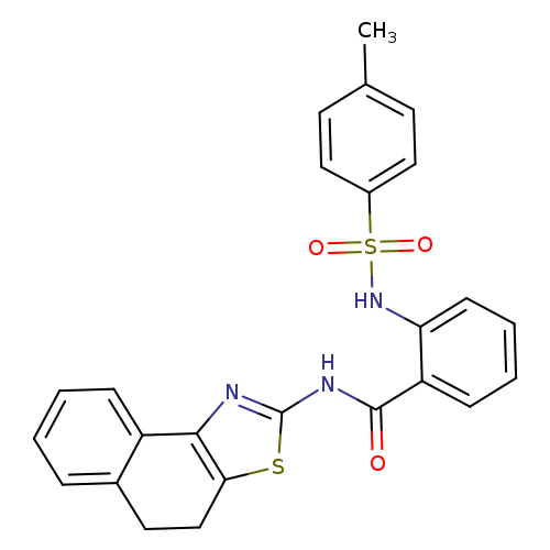 2-(4-methylbenzenesulfonamido)-N-{4H,5H-naphtho[1,2-d][1,3]thiazol-2-yl}benzamide