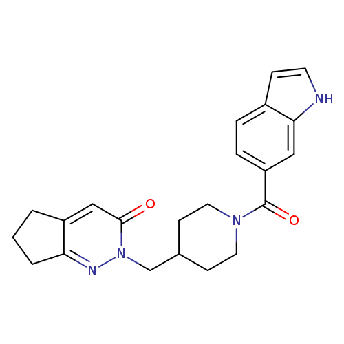 2-{[1-(1H-indole-6-carbonyl)piperidin-4-yl]methyl}-2H,3H,5H,6H,7H-cyclopenta[c]pyridazin-3-one