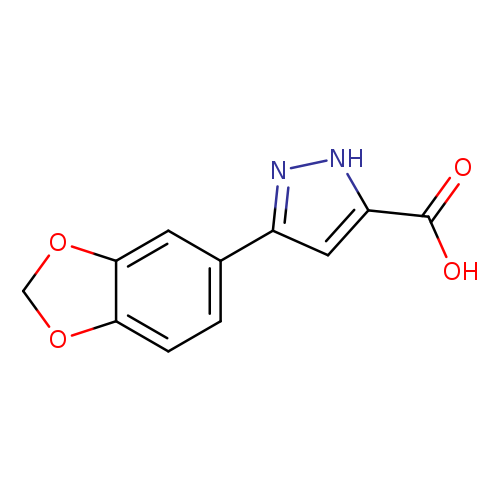 3-(Benzo[d][1,3]dioxol-5-yl)-1H-pyrazole-5-carboxylic acid