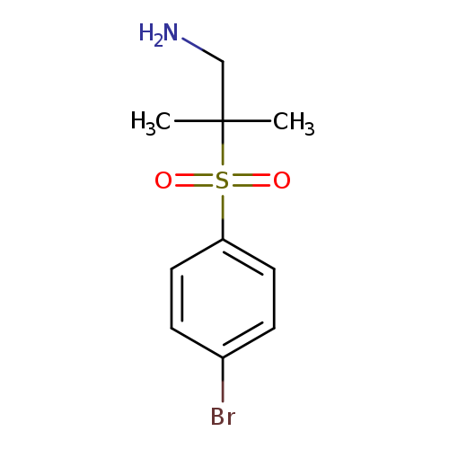 2-(4-bromobenzenesulfonyl)-2-methylpropan-1-amine