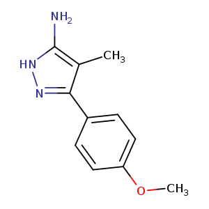 3-(4-methoxyphenyl)-4-methyl-1H-pyrazol-5-amine