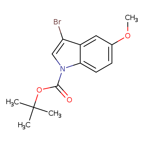 3-Bromo-5-methoxyindole-1-carboxylic acid tert-butyl ester