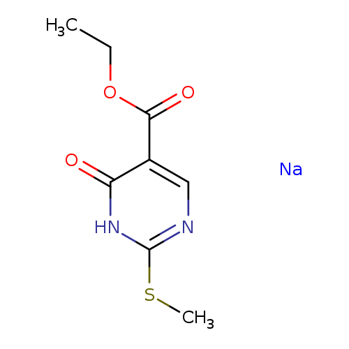 Sodium 5-(ethoxycarbonyl)-2-(methylthio)pyrimidin-4-olate