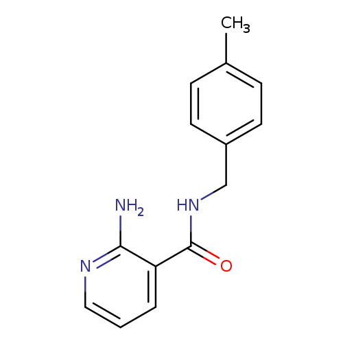 2-amino-N-[(4-methylphenyl)methyl]pyridine-3-carboxamide