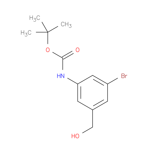 tert-butyl N-[3-bromo-5-(hydroxymethyl)phenyl]carbamate