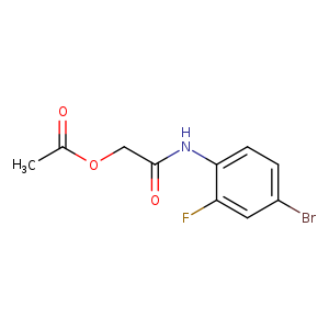 [2-(4-bromo-2-fluoroanilino)-2-oxoethyl] acetate