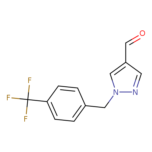 1-([4-(Trifluoromethyl)phenyl]methyl)-1h-pyrazole-4-carbaldehyde