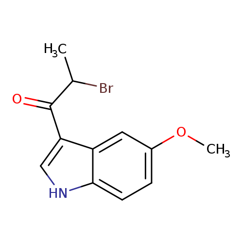 2-Bromo-1-(5-methoxy-1h-indol-3-yl)propan-1-one