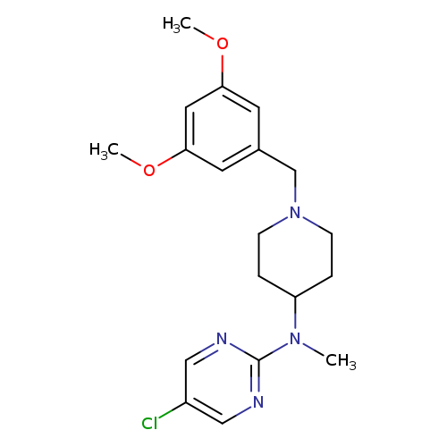 5-chloro-N-{1-[(3,5-dimethoxyphenyl)methyl]piperidin-4-yl}-N-methylpyrimidin-2-amine
