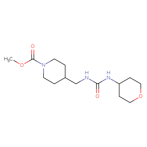 methyl 4-({[(oxan-4-yl)carbamoyl]amino}methyl)piperidine-1-carboxylate