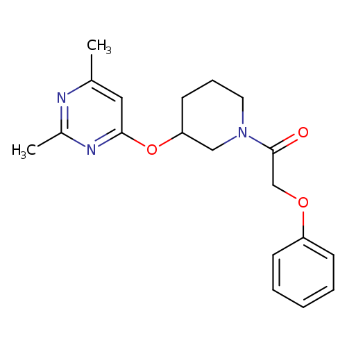 1-{3-[(2,6-dimethylpyrimidin-4-yl)oxy]piperidin-1-yl}-2-phenoxyethan-1-one