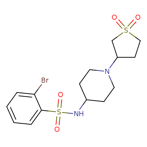 2-bromo-N-[1-(1,1-dioxo-1lambda6-thiolan-3-yl)piperidin-4-yl]benzene-1-sulfonamide