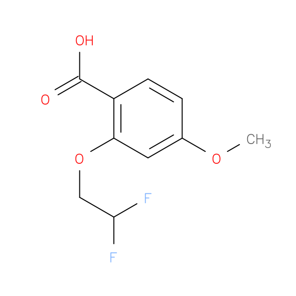 2-(2,2-Difluoroethoxy)-4-methoxybenzoic acid