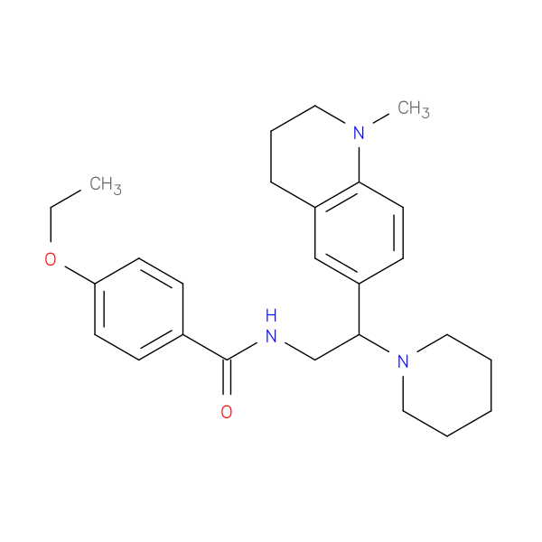 4-ethoxy-N-[2-(1-methyl-1,2,3,4-tetrahydroquinolin-6-yl)-2-(piperidin-1-yl)ethyl]benzamide