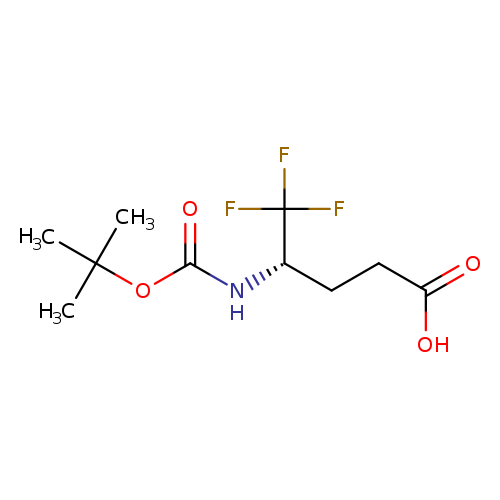 (4S)-4-{[(tert-butoxy)carbonyl]amino}-5,5,5-trifluoropentanoicacid