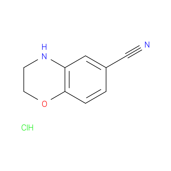 3,4-Dihydro-2h-benzo[b][1,4]oxazine-6-carbonitrile hydrochloride