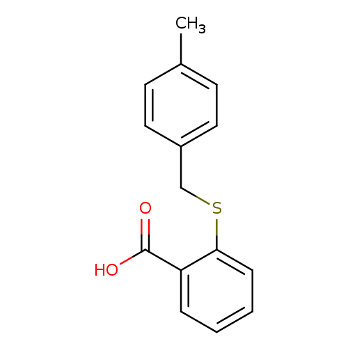 2-((4-Methylbenzyl)thio)benzoic acid