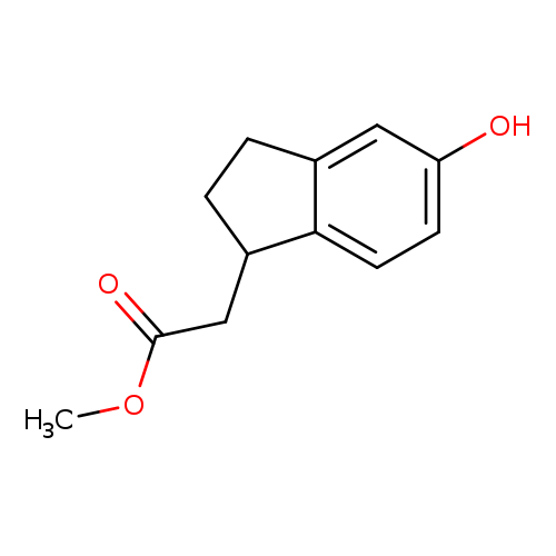Methyl 2-(5-hydroxy-2,3-dihydro-1H-inden-1-yl)acetate