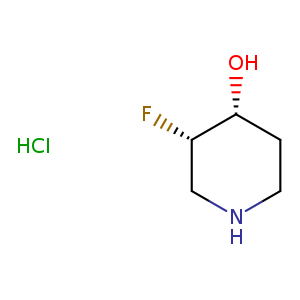 4-Piperidinol, 3-fluoro-, hydrochloride (1:1), (3S,4R)-