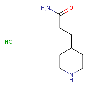 3-(4-Piperidinyl)propanamide hydrochloride