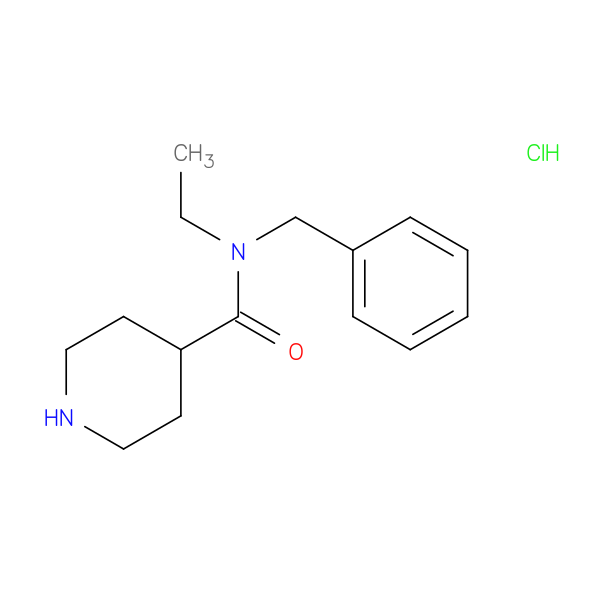 N-Benzyl-n-ethyl-4-piperidinecarboxamide hydrochloride