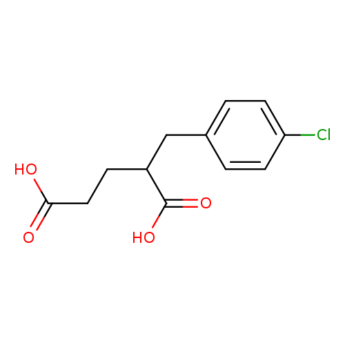 2-[(4-chlorophenyl)methyl]pentanedioic acid