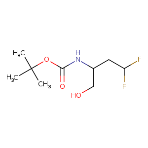 tert-butyl N-(4,4-difluoro-1-hydroxybutan-2-yl)carbamate