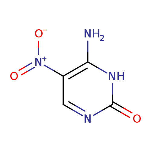 2(1H)-Pyrimidinone, 4-amino-5-nitro- (9CI)