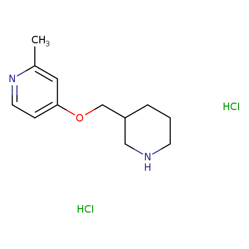 2-methyl-4-[(piperidin-3-yl)methoxy]pyridine dihydrochloride