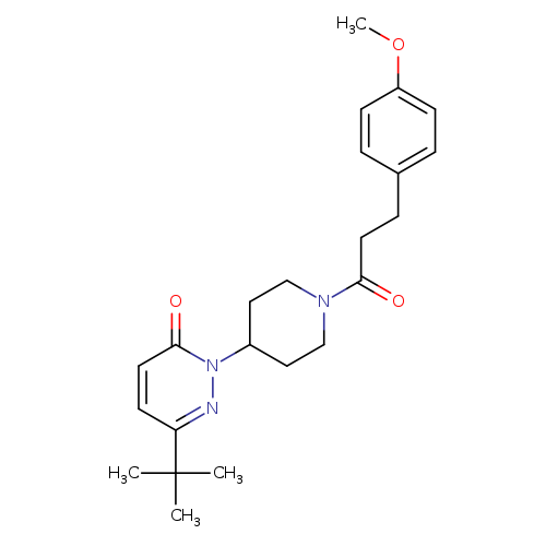 6-tert-butyl-2-{1-[3-(4-methoxyphenyl)propanoyl]piperidin-4-yl}-2,3-dihydropyridazin-3-one