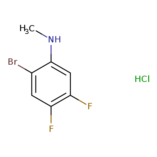 2-bromo-4,5-difluoro-N-methylanilinehydrochloride