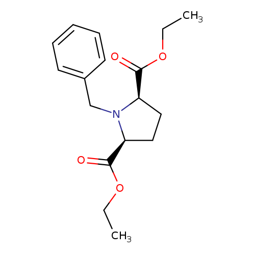 2,5-Pyrrolidinedicarboxylic acid, 1-(phenylmethyl)-, diethyl ester,(2R,5S)-rel-
