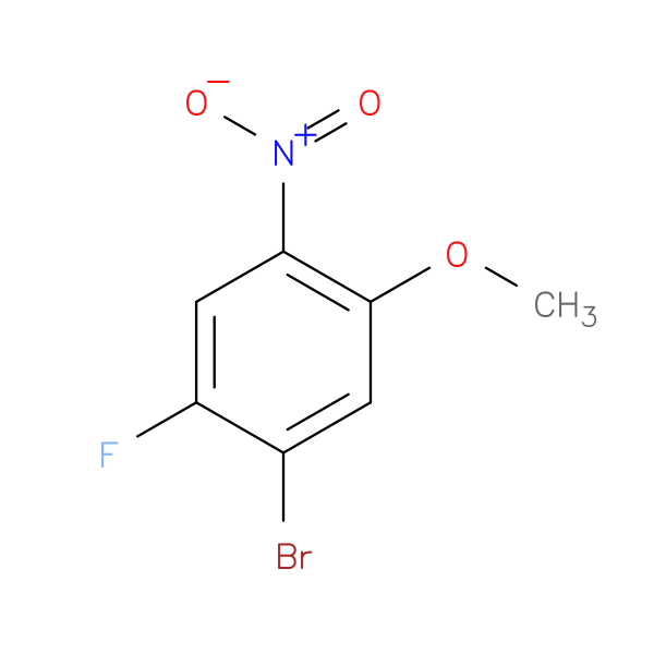 1-Bromo-2-fluoro-5-methoxy-4-nitrobenzene