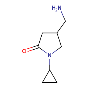 4-(Aminomethyl)-1-cyclopropylpyrrolidin-2-one