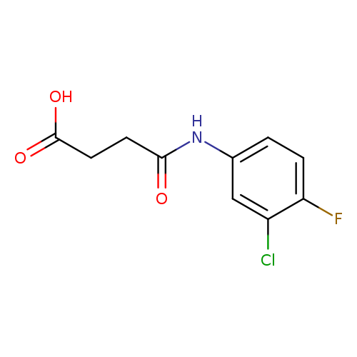 Butanoic acid, 4-[(3-chloro-4-fluorophenyl)amino]-4-oxo-