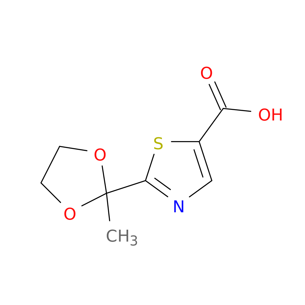 2-(2-Methyl-1,3-dioxolan-2-yl)thiazole-5-carboxylic acid