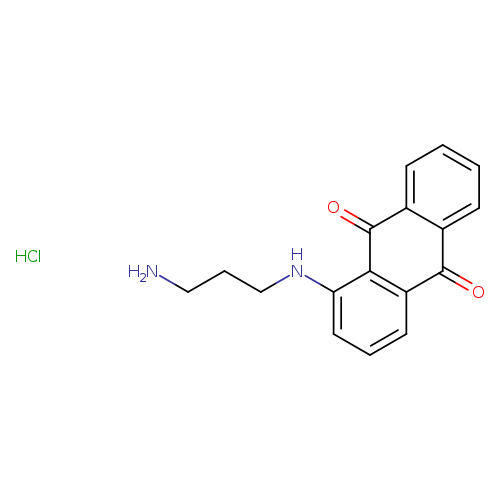 9,10-Anthracenedione, 1-[(3-aminopropyl)amino]-, hydrochloride (1:1)