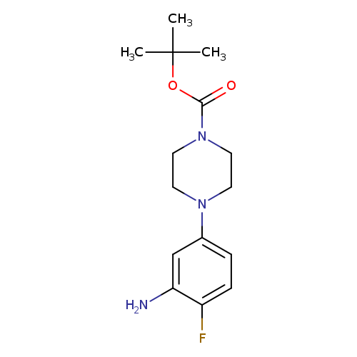 tert-butyl 4-(3-amino-4-fluorophenyl)piperazine-1-carboxylate